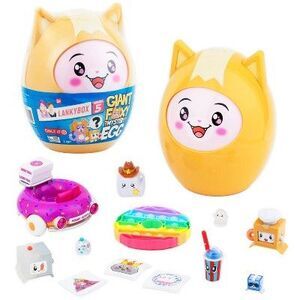 LankyBox -  Giant Foxy Mystery Egg Set Yellow